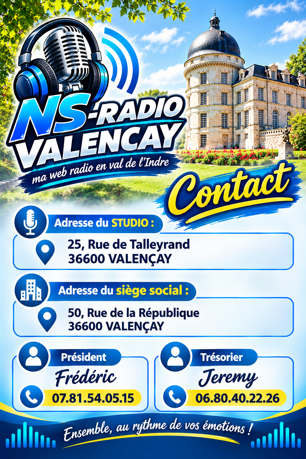 CONTACT NS-RADIO-VALENCAY